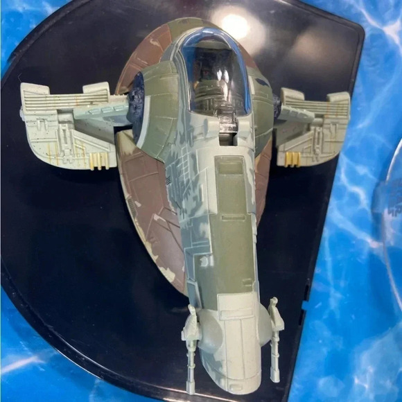 Star Wars - Boba Fett SLAVE 1 Ultra Titanium Series Diecast  Vehicle Hasbro 2006 - Picture 9 of 16